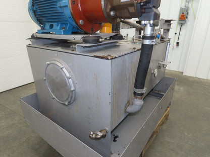 Hydraulic Power Unit 100 Gallon 33GPM 4000PSI Vickers 10V Pump Weg 30HP 460V 3Ph