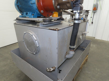 Hydraulic Power Unit 100 Gallon 33GPM 4000PSI Vickers 10V Pump Weg 30HP 460V 3Ph