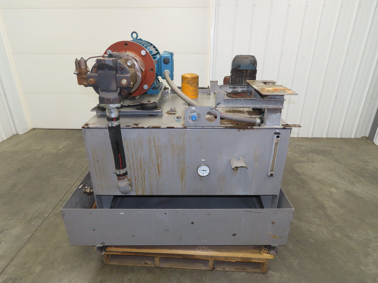 Hydraulic Power Unit 100 Gallon 33GPM 4000PSI Vickers 10V Pump Weg 30HP 460V 3Ph