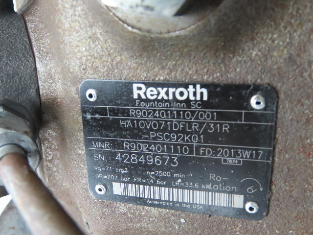 Hydraulic Power Unit 100 Gallon 33GPM 4000PSI Vickers 10V Pump Weg 30HP 460V 3Ph