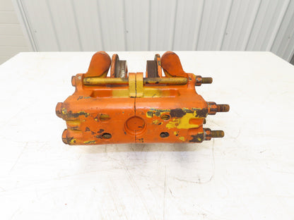 Cleveland Tramrail Underhung Bridge Crane End Truck ES Idler Head WA 5" Wheels