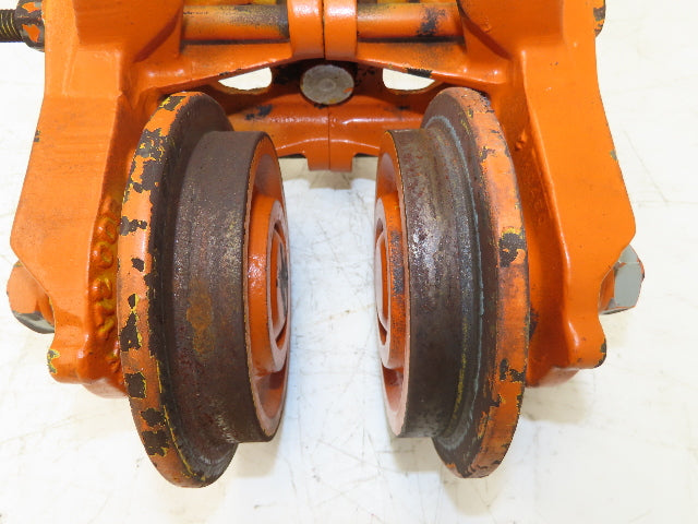 Cleveland Tramrail Underhung Bridge Crane End Truck ES Idler Head WA 5" Wheels