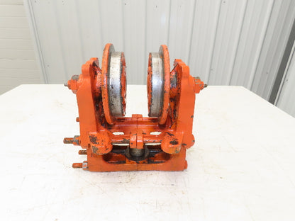 Cleveland Tramrail Underhung Bridge Crane End Truck ES Idler Head WA 5" Wheels