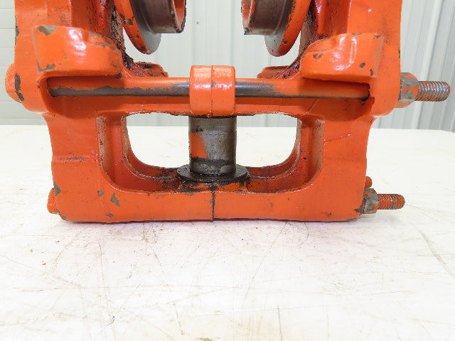 Cleveland Tramrail Underhung Bridge Crane End Truck ES Idler Head WA 5" Wheels