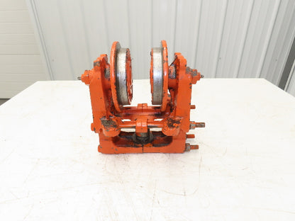 Cleveland Tramrail Underhung Bridge Crane End Truck ES Idler Head WA 5" Wheels