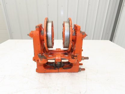 Cleveland Tramrail Underhung Bridge Crane End Truck ES Idler Head WA 5" Wheels
