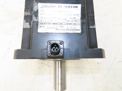 Okuma BL-MC100E-12SB AC Servo Motor 1.2kW 1200 RPM 133V 3PH