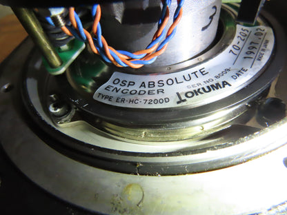 Okuma BL-MC100E-12SB AC Servo Motor 1.2kW 1200 RPM 133V 3PH