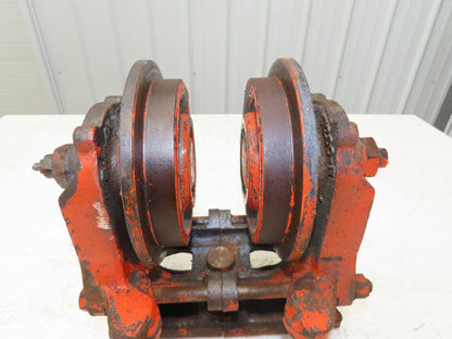 Cleveland Tramrail Underhung Bridge Crane End Truck ES Idler Head WA 5" Wheels
