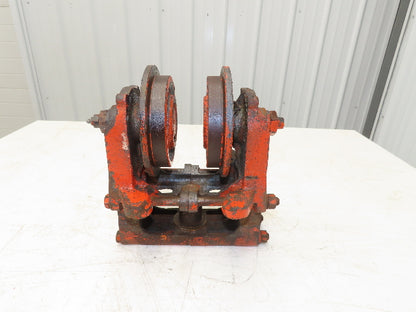Cleveland Tramrail Underhung Bridge Crane End Truck ES Idler Head WA 5" Wheels