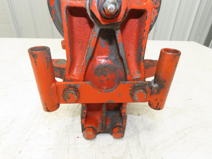 Cleveland Tramrail Underhung Bridge Crane End Truck ES Idler Head WA 5" Wheels