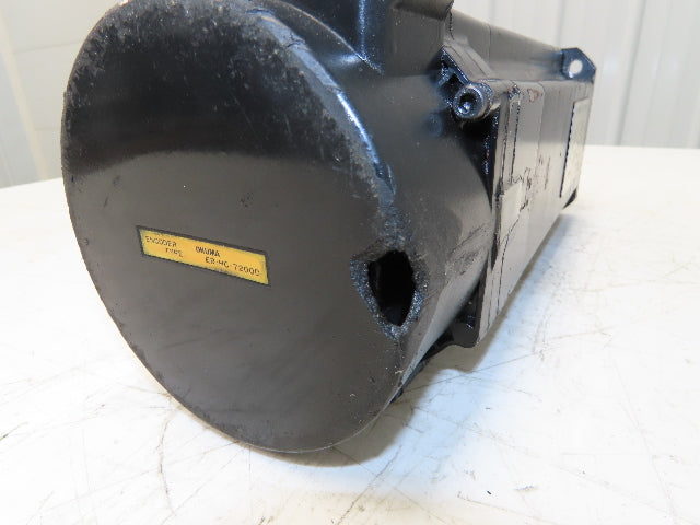 Okuma BL-MC190E-20T AC Servo Motor 3.9kW 2000 RPM 133V 3PH Encoder ER-HC-7200D