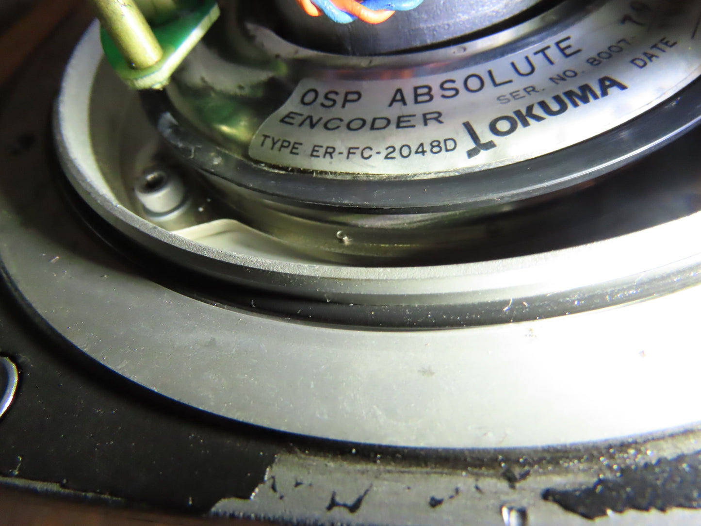 Okuma BL-MC400E-15S AC Servo Motor 6kW 1500 RPM 145V 3PH