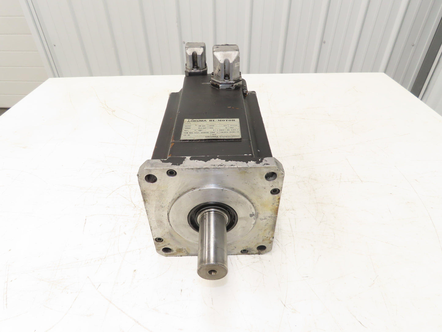 Okuma BL-MC400E-15S AC Servo Motor 6kW 1500 RPM 145V 3PH