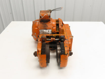 Cleveland Tramrail Underhung Bridge Crane Motorized End Truck Drive WA 5" Wheels