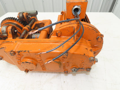 Cleveland Tramrail Underhung Bridge Crane Motorized End Truck Drive WA 5" Wheels