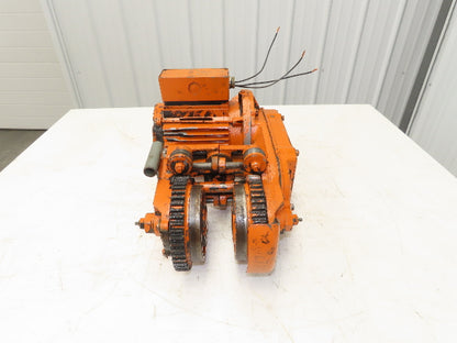 Cleveland Tramrail Underhung Bridge Crane Motorized End Truck Drive WA 5" Wheels