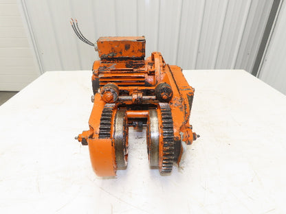 Cleveland Tramrail Underhung Bridge Crane Motorized End Truck Drive WA 5" Wheels