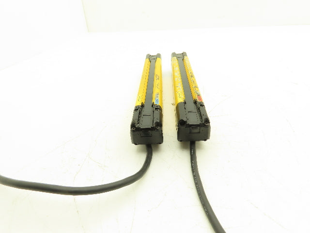 Keyence GL-R12H Safety Light Curtain Transmitter & Receiver Set 25mm x 220mm 15m
