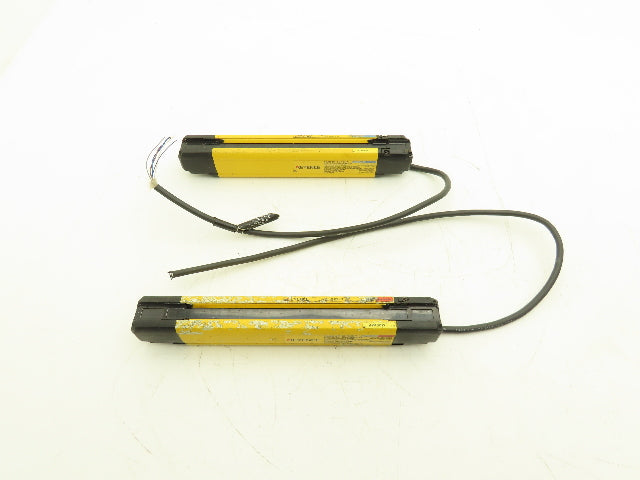 Keyence GL-R12H Safety Light Curtain Transmitter & Receiver Set 25mm x 220mm 15m