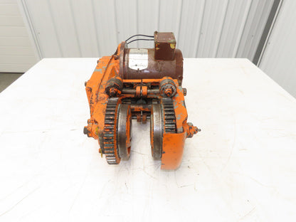 Cleveland Tramrail Underhung Bridge Crane Motorized End Truck Drive WA 5" Wheels