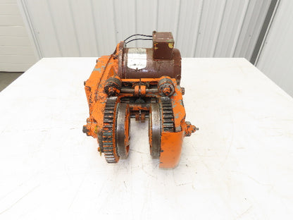 Cleveland Tramrail Underhung Bridge Crane Motorized End Truck Drive WA 5" Wheels