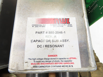 Rofin Sinar 880-2046-1 Capacitor Sub Assembly 900VDC 10mF 10000uF