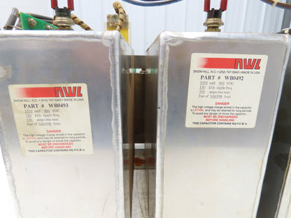 Rofin Sinar 880-2046-1 Capacitor Sub Assembly 900VDC 10mF 10000uF