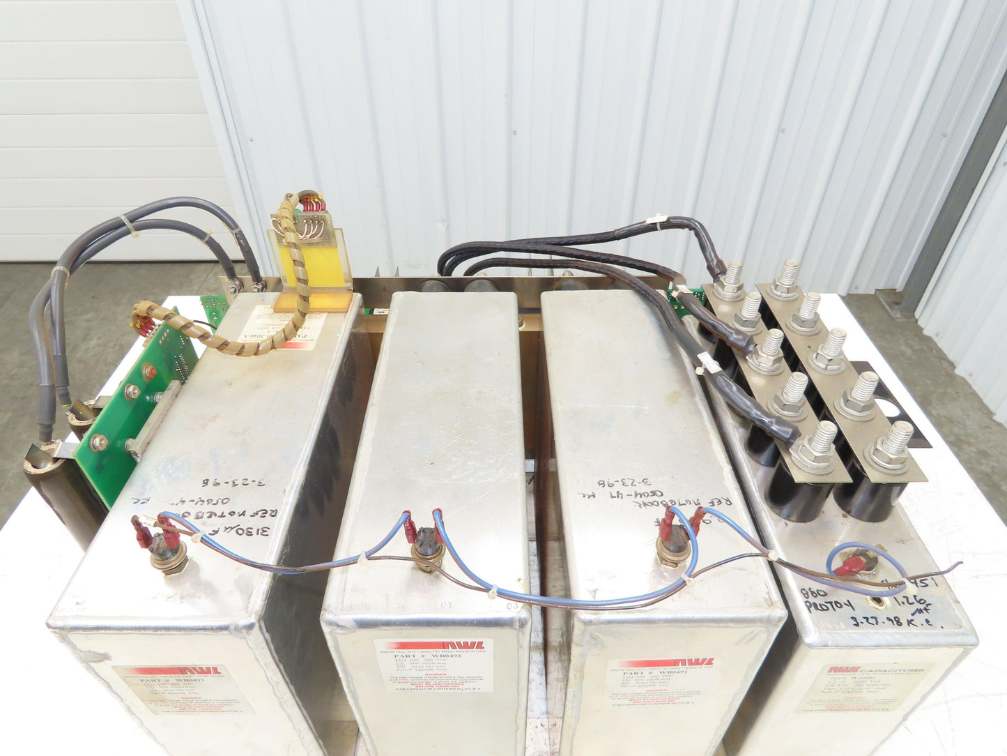 Rofin Sinar 880-2046-1 Capacitor Sub Assembly 900VDC 10mF 10000uF