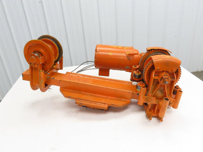 Cleveland Tramrail Underhung Bridge Crane Motorized End Truck/Trolley Drive 5:1