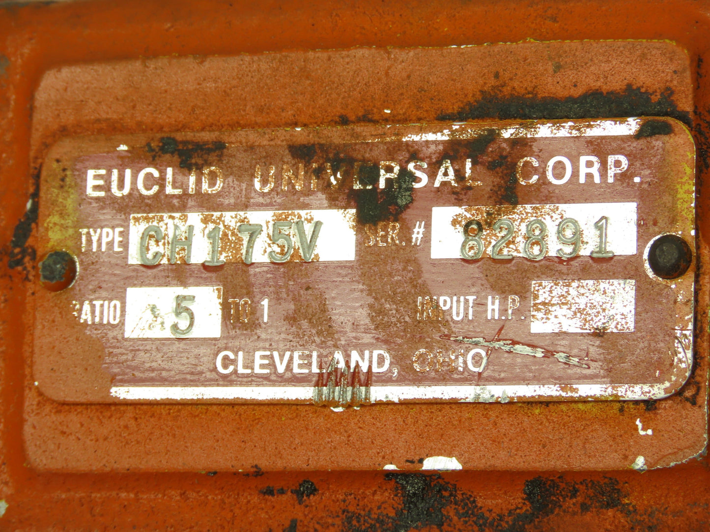 Cleveland Tramrail Underhung Bridge Crane Motorized End Truck/Trolley Drive 5:1