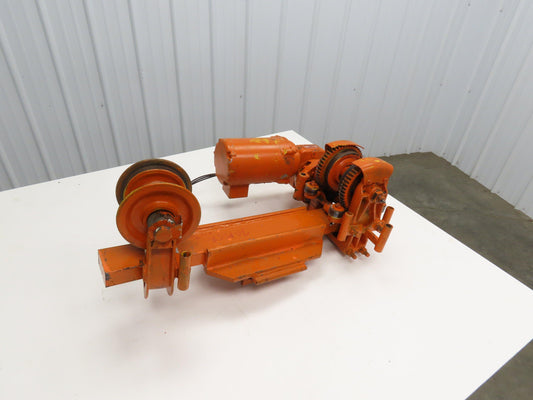 Cleveland Tramrail Underhung Bridge Crane Motorized End Truck/Trolley Drive 5:1