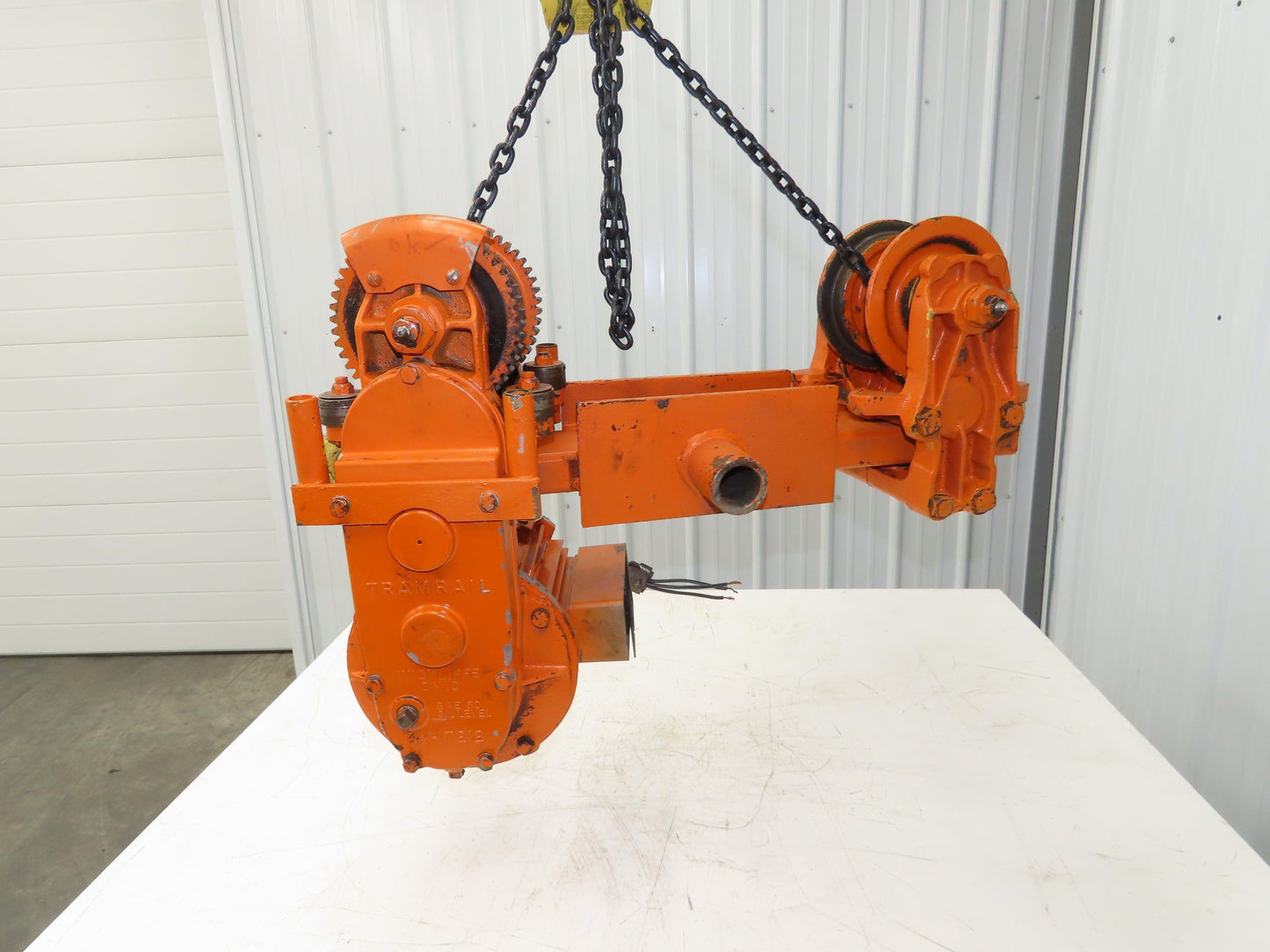 Cleveland Tramrail Underhung Bridge Crane Motorized Trolley Drive WA 5" Wheels