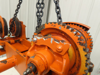 Cleveland Tramrail Underhung Bridge Crane Motorized Trolley Drive WA 5" Wheels