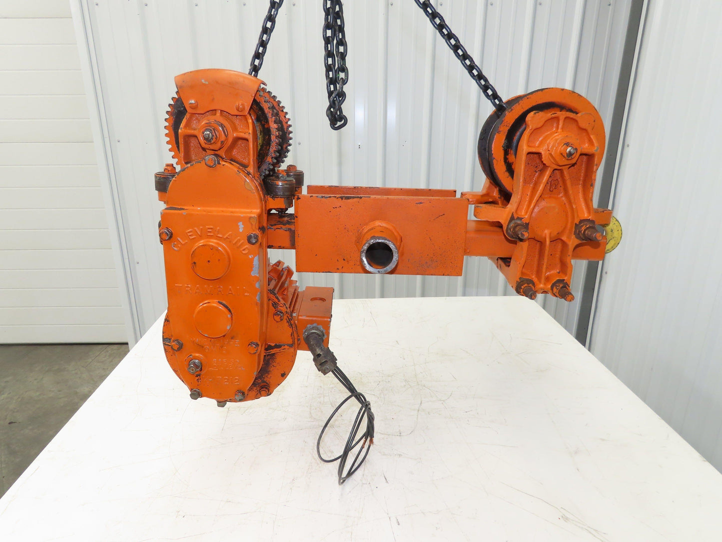 Cleveland Tramrail Underhung Bridge Crane Motorized Trolley Drive WA 5" Wheels