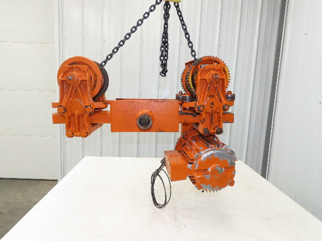 Cleveland Tramrail Underhung Bridge Crane Motorized Trolley Drive WA 5" Wheels