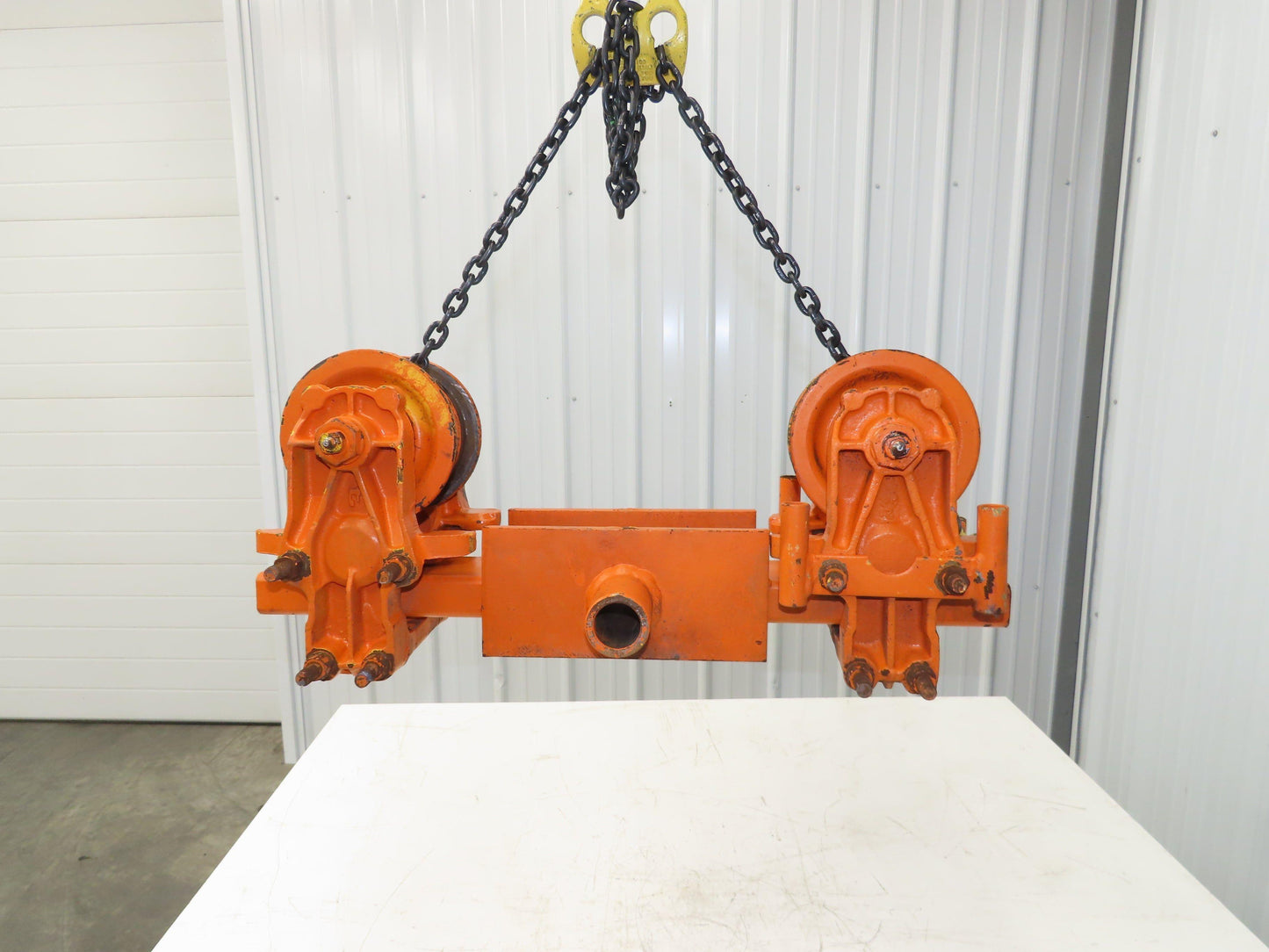 Cleveland Tramrail Underhung Bridge Crane Hoist Trolley End Truck WA 5" Wheels