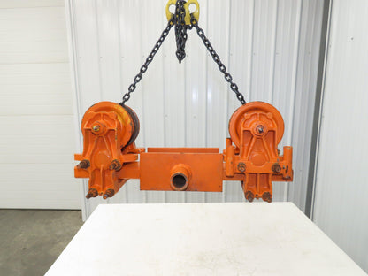 Cleveland Tramrail Underhung Bridge Crane Hoist Trolley End Truck WA 5" Wheels