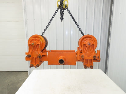 Cleveland Tramrail Underhung Bridge Crane Hoist Trolley End Truck WA 5" Wheels