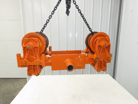 Cleveland Tramrail Underhung Bridge Crane Hoist Trolley End Truck WA 5" Wheels