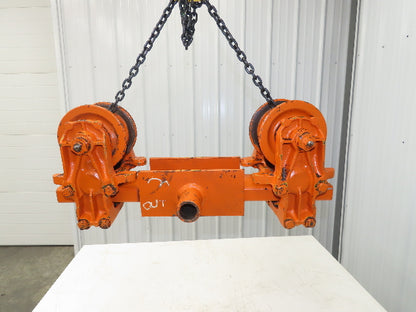 Cleveland Tramrail Underhung Bridge Crane Hoist Trolley End Truck WA 5" Wheels