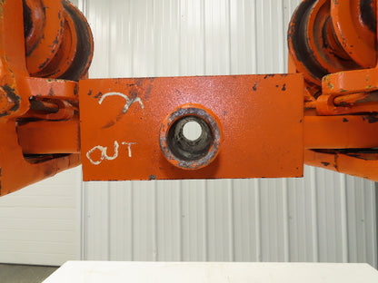 Cleveland Tramrail Underhung Bridge Crane Hoist Trolley End Truck WA 5" Wheels