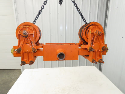Cleveland Tramrail Underhung Bridge Crane Hoist Trolley End Truck WA 5" Wheels