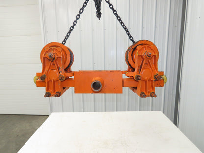 Cleveland Tramrail Underhung Bridge Crane Hoist Trolley End Truck WA 5" Wheels