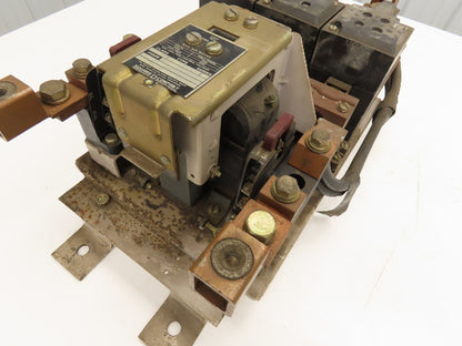 Square D GO 1 Motor Starter Class 8536 Ser C NEMA Size 5 600V 200Hp 4AWG-500MCM