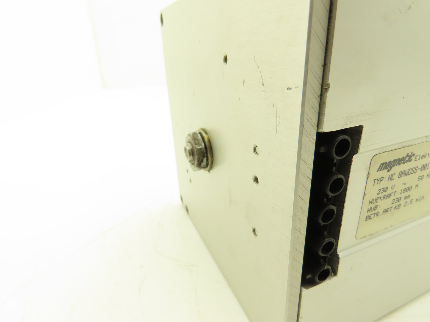 Magnetic Elektromotoren HC 8AWDSS-001 Linear Actuator 230mm Stroke 1800N 230VAC