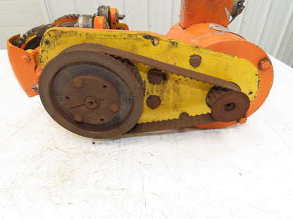 Cleveland Tramrail Bridge Crane Motorized End Truck Belt Drive WA 5" Wheels