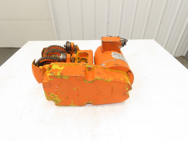 Cleveland Tramrail Bridge Crane Motorized End Truck Belt Drive WA 5" Wheels