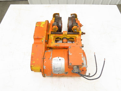 Cleveland Tramrail Bridge Crane Motorized End Truck Belt Drive WA 5" Wheels