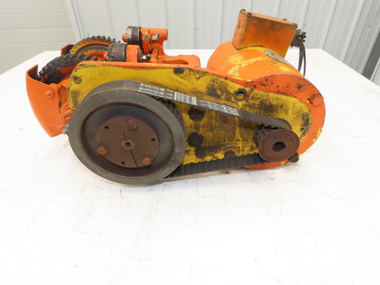Cleveland Tramrail Bridge Crane Motorized End Truck Belt Drive WA 5" Wheels